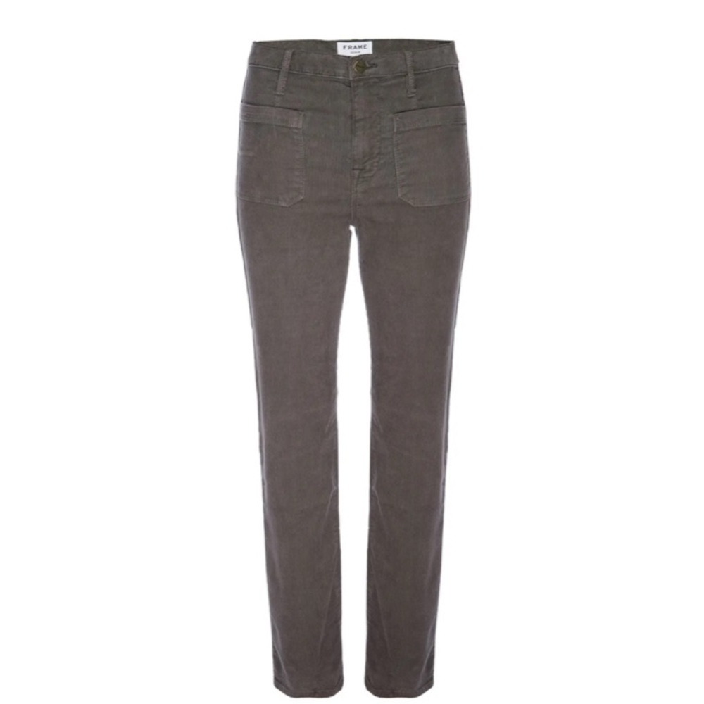 Frame Le high straight corduroy pant jeans